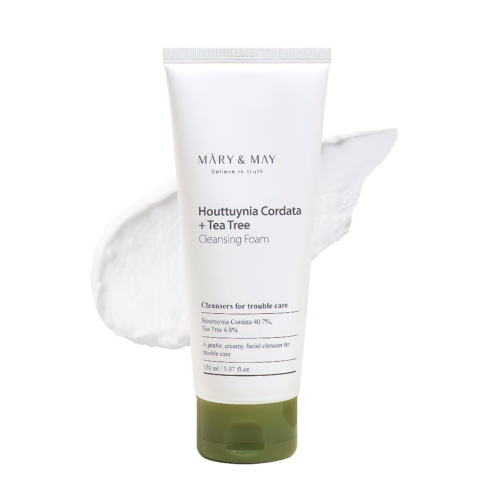 Mary&May - Houttuynia Cordata + Tea Tree Cleansing Foam