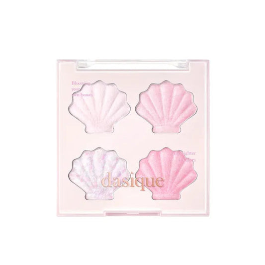 dasique - Shine Glowy Highlighter Palette Twinkle Mermaid Collection