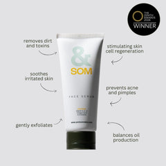 مقشر الوجه بالفحم النشط من أندسوم سكين 100 مل