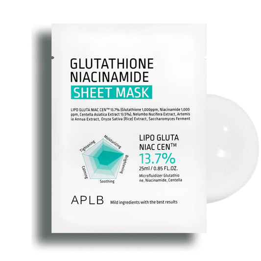 APLB - Glutathione Niacinamide Sheet Mask Set (10 Pcs)