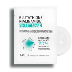 APLB - Glutathione Niacinamide Sheet Mask Set (10 Pcs)