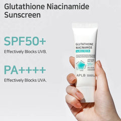 APLB – Glutathione Niacinamide Sunscreen (40 mL, SPF50+ PA++++)