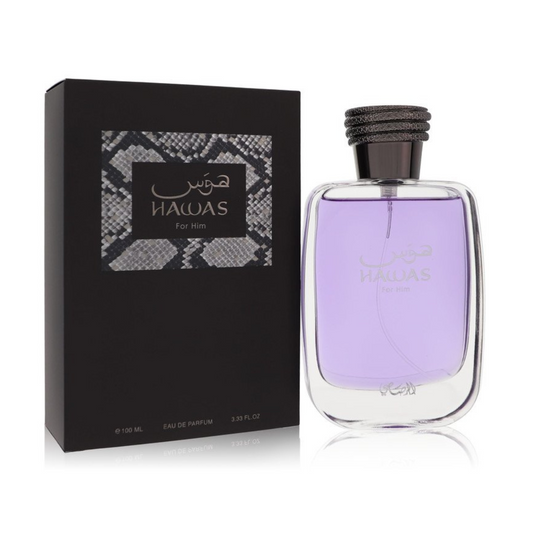 عطر رصاصي حواس للرجال، ماء عطر 100 مل 