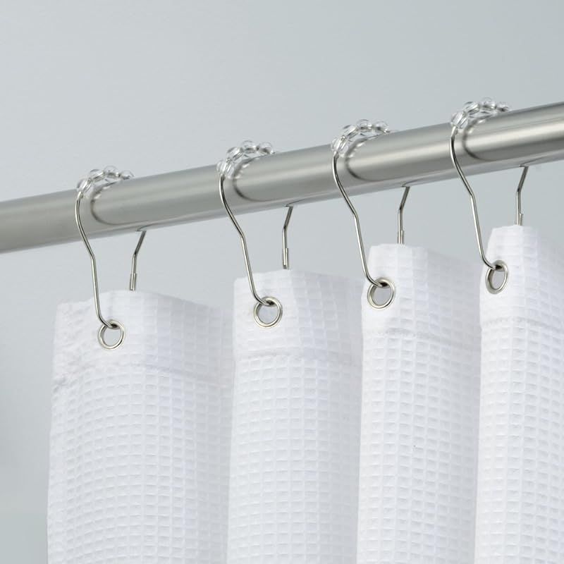 Idesign Rings, Metal And Plastic Tension Rod, Set Of 12