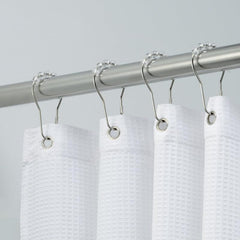 Idesign Rings, Metal And Plastic Tension Rod, Set Of 12