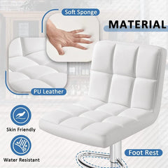 Ultimate C8541 Bar Stool - White