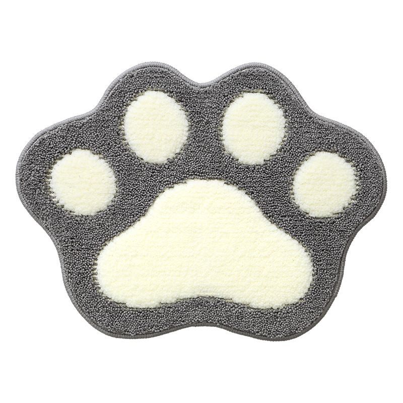 Paw Shaped Bathroom Rug Non-Slip Bath Mat (45 x 60cm)