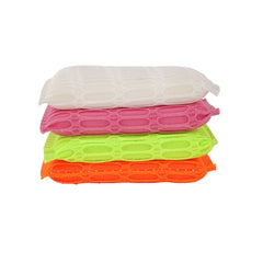 Delcasa Scouring Scrubber- Dc3026 Pack Of 4, Multi-Color