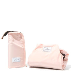 The Flat Lay Co. Makeup Bag Duo in Blush Pink