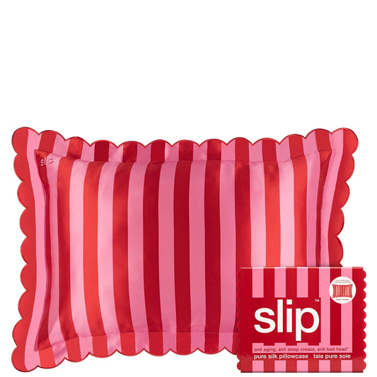 Slip Pure Silk Queen Pillowcase With Scalloped Edge - Sunshade