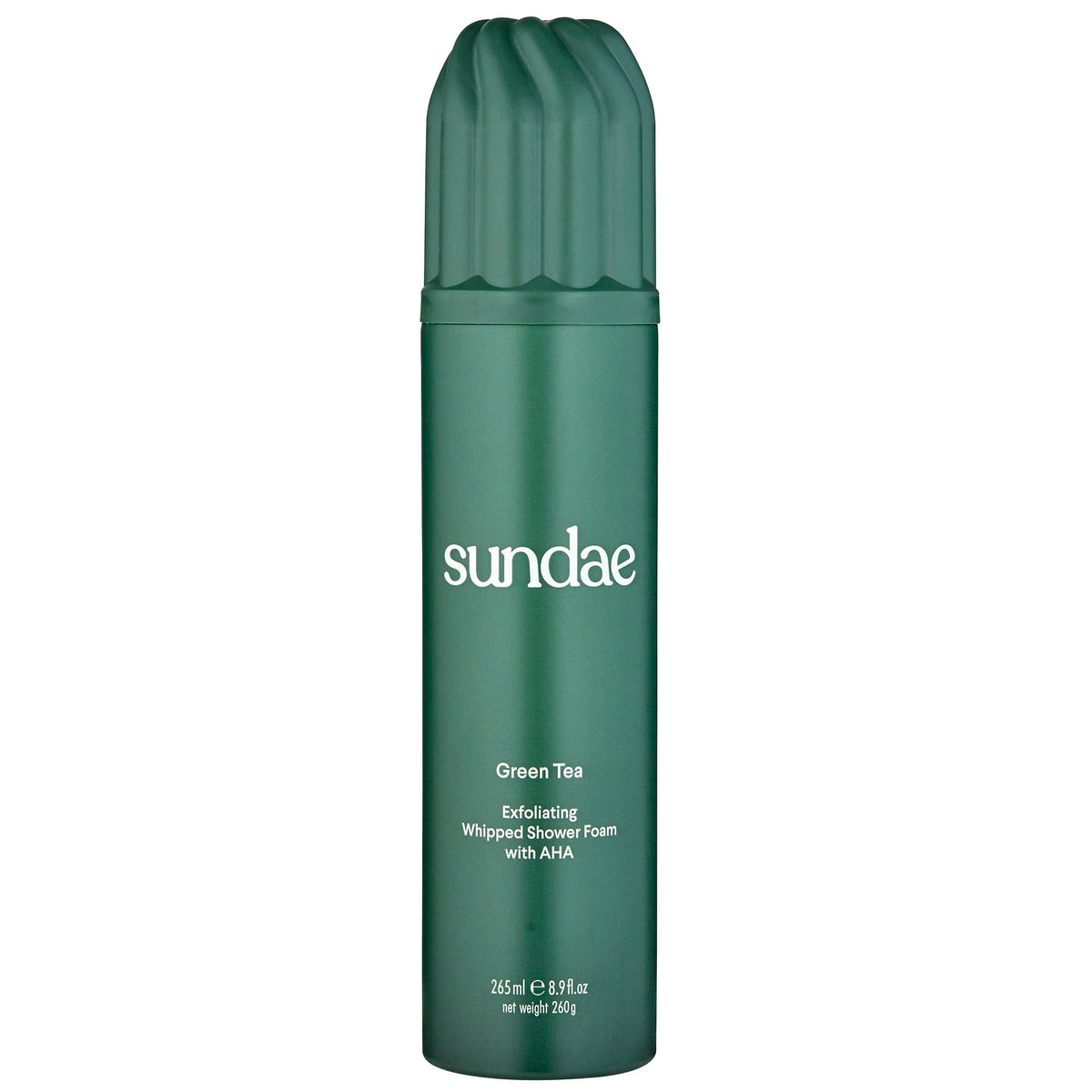SUNDAE Body Green Tea Exfoliating Whipped Shower Foam with Kakadu Plum and Finger Lime 260ml