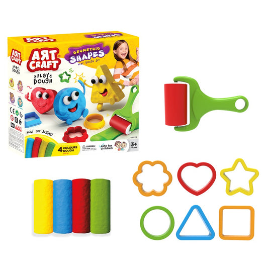 Art Craft Geometric Shapes Dough Set – 200g