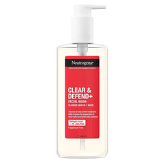 Neutrogena Clear and Defend Plus Facial Wash 200ml